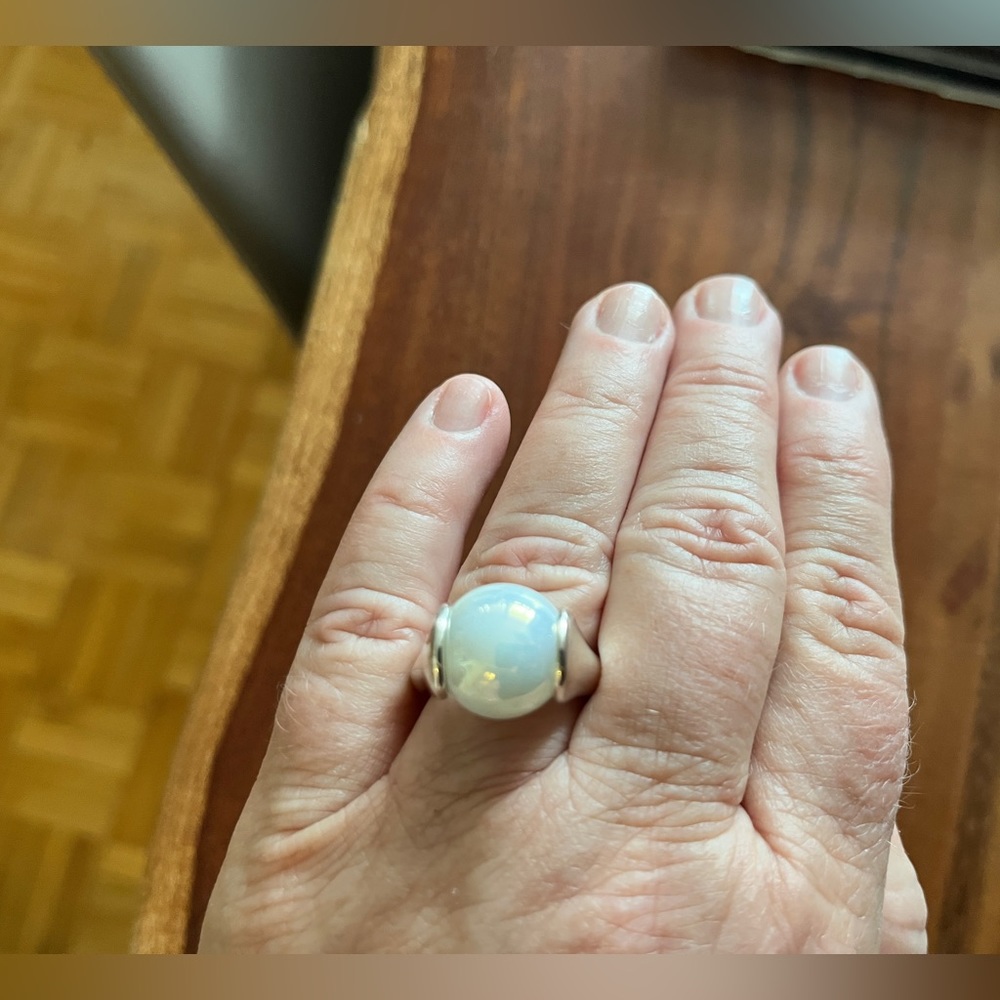 Got All Your Marbles Sterling silver ring with 30 marbles